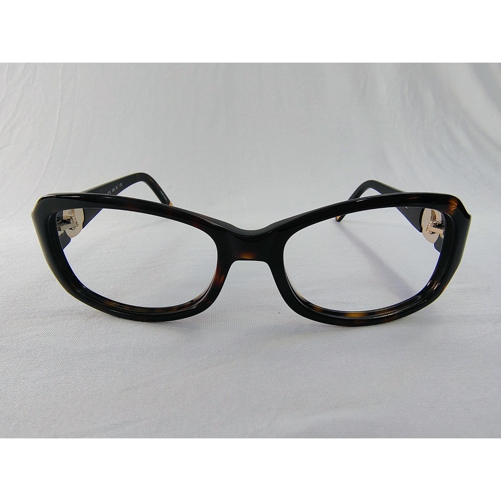 Saks Fifth Avenue Brown‎ Tortoise Oval Glasses S5A47/S 086 RJ 52 16 130